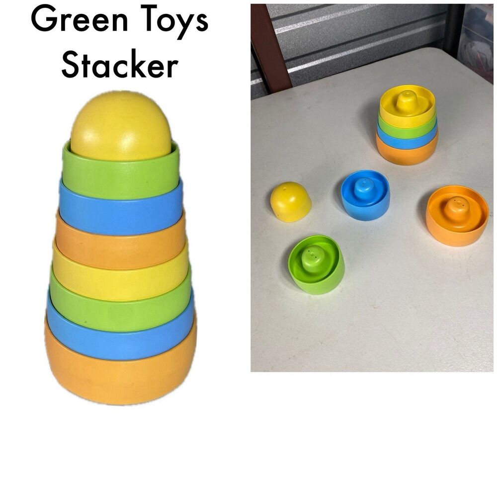 First Stacker Nesting Toy 8pc Set Recycled Plastic Eco-Friendly